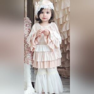 Dollcake Pink and White Layered Dress
